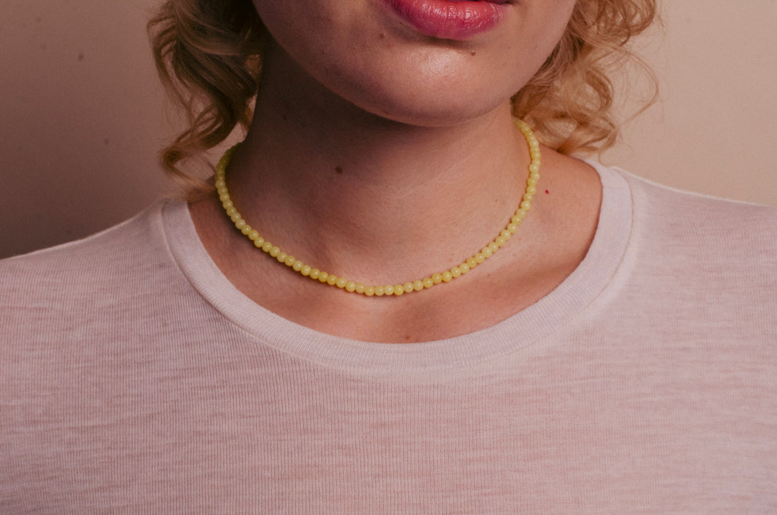 Stone Necklace "Sole"