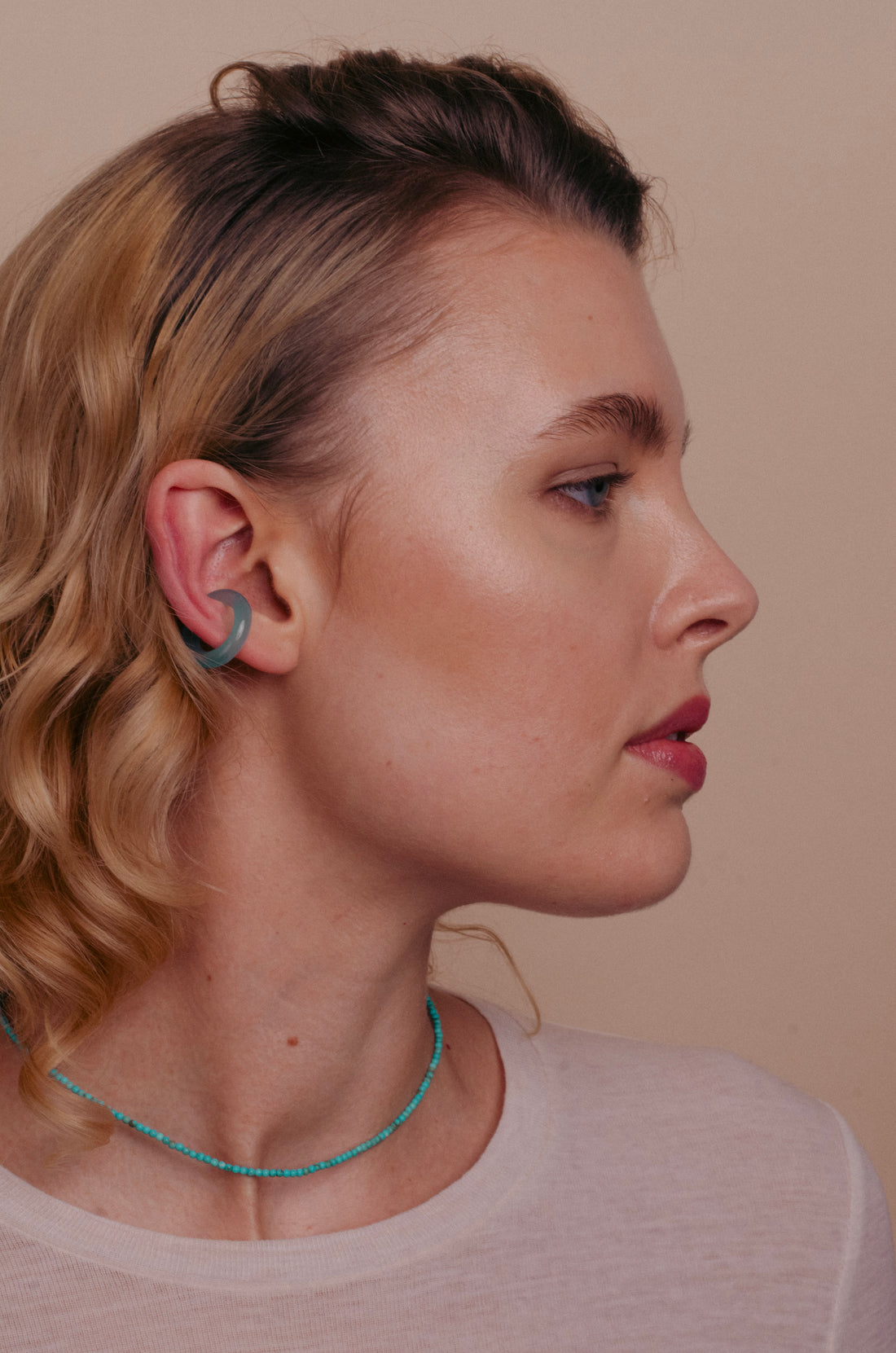 Stone Necklace "Aqua"