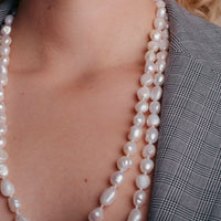 Body Chain Pearl Necklace