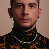 Howlith and Silver Necklace II