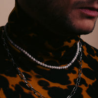 Howlith and Silver Necklace II