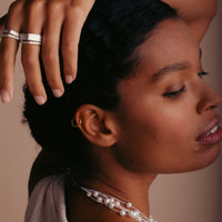 Pearl Necklace "Flakes"