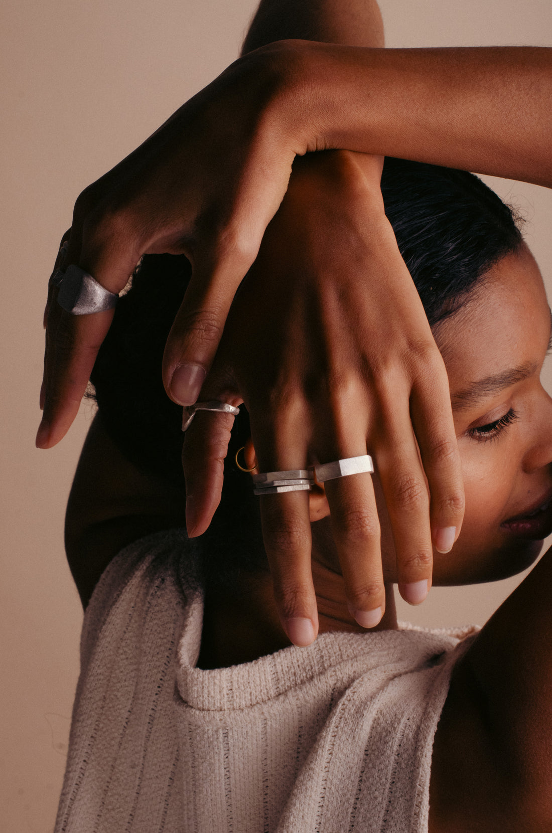Silver Ring Hex
