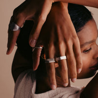 Silver Ring Hex