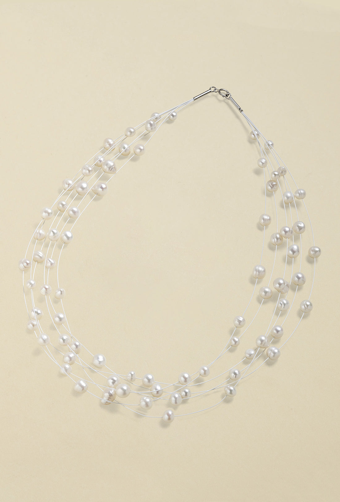 Pearl Necklace "Flakes"