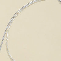 Silver and Pearl Necklace "Edge"