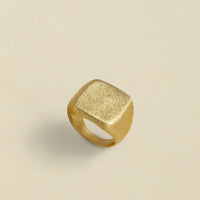 "Rima Original SIGNET Square" - Silver Ring