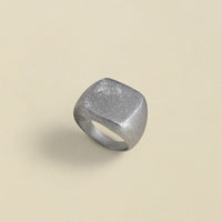 "Rima Original SIGNET Square" - Silver Ring