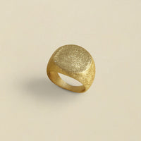 "Rima Original SIGNET Round" - Silver Ring
