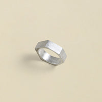 Silver Ring Hex
