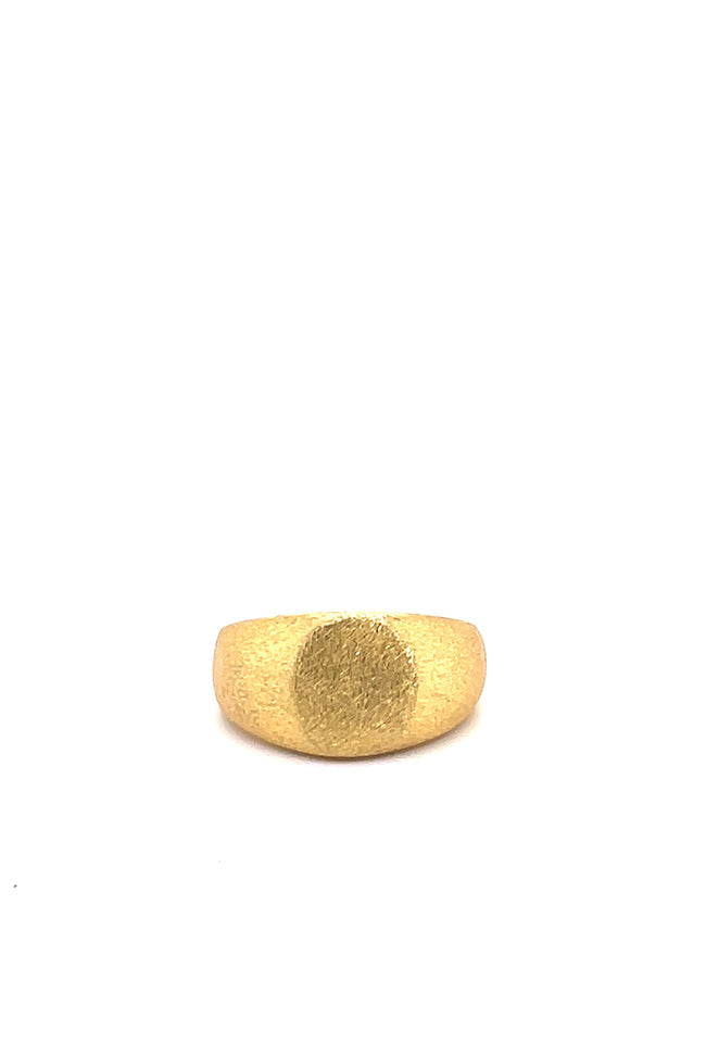 Rima Original SLIM SIGNET - Silver Ring