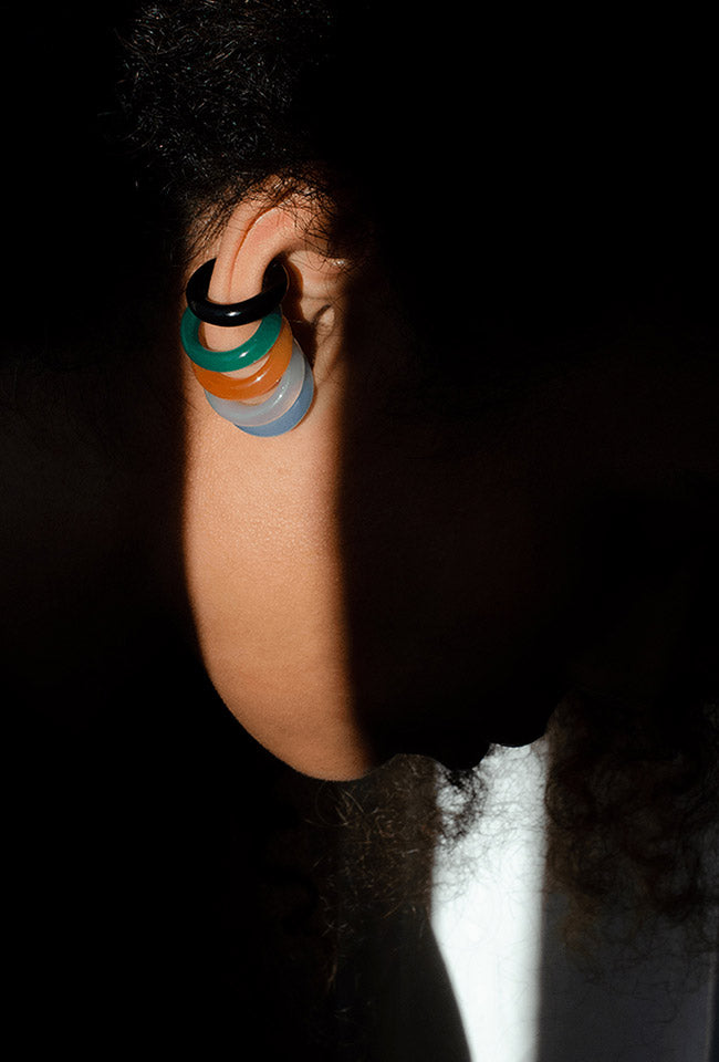 "Bold" Cuff - natural stone
