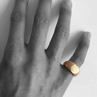 Rima Original SLIM SIGNET - Silver Ring