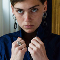 Rima Original SLIM SIGNET - Silver Ring