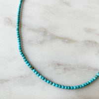 Stone Necklace "Aqua"