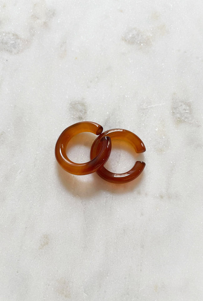 "Bold" Cuff - natural stone