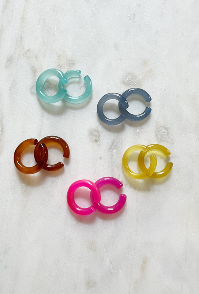 "Bold" Cuff - natural stone