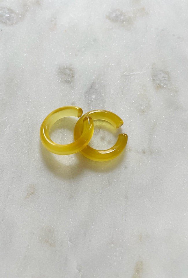 "Bold" Cuff - natural stone