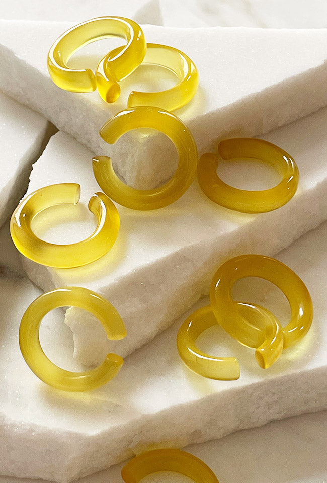 "Bold" Cuff - natural stone