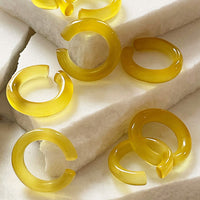 "Bold" Cuff - natural stone
