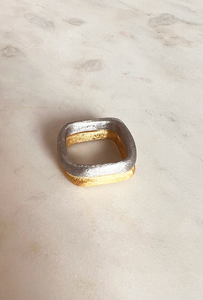 "Rima Original Square" - Silver Ring