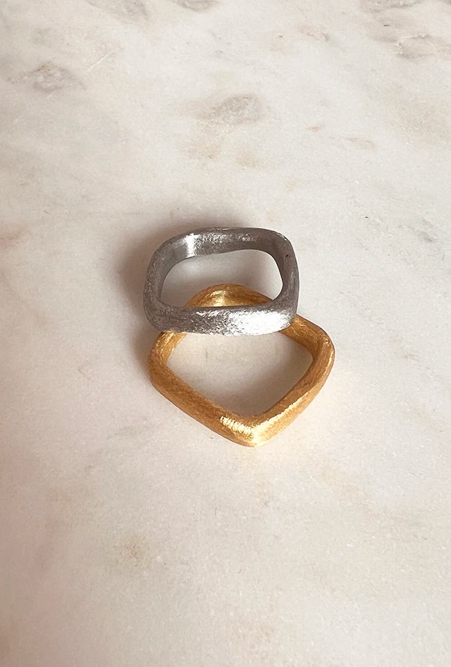 "Rima Original Square" - Silver Ring