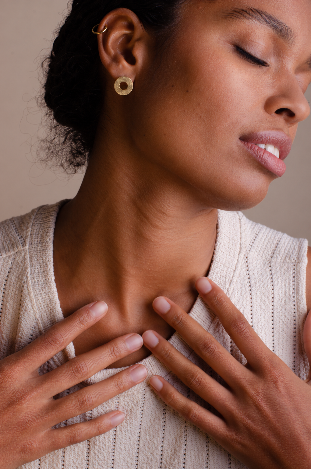 Hollow Hoop Earrings