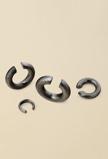 Cuff "Set" - Dark Silver Matt