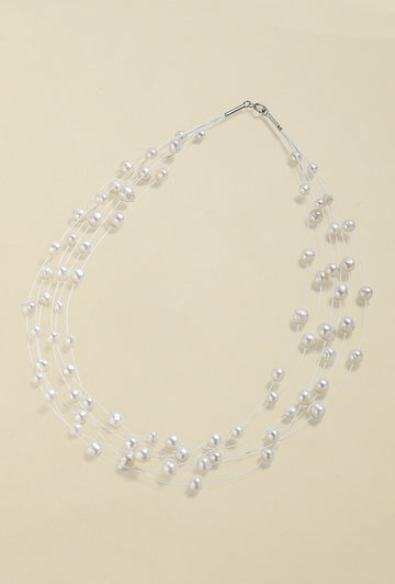 Pearl Necklace "Flakes"