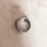 "Rima Original SIGNET Round" - Silver Ring